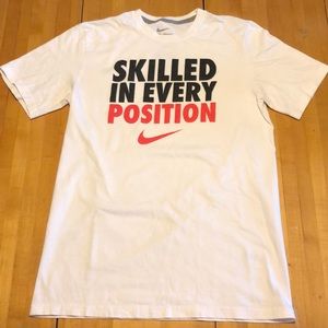 Nike skilled in every position white T-shirt